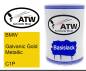 Preview: BMW, Galvanic Gold Metallic, C1P: 500ml Lackdose, von ATW Autoteile West.